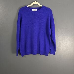Zenana Outfitters Vibrant Blue Crewneck Sweater